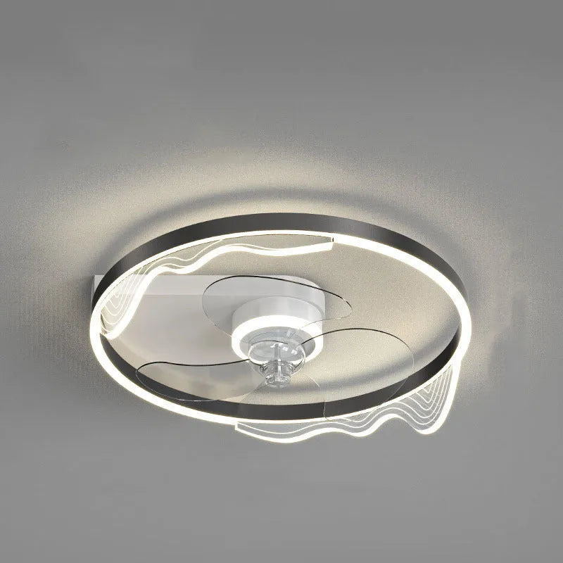 Simple modern Nordic-style white ceiling light with LED bulbs, designed for a child's bedroom.