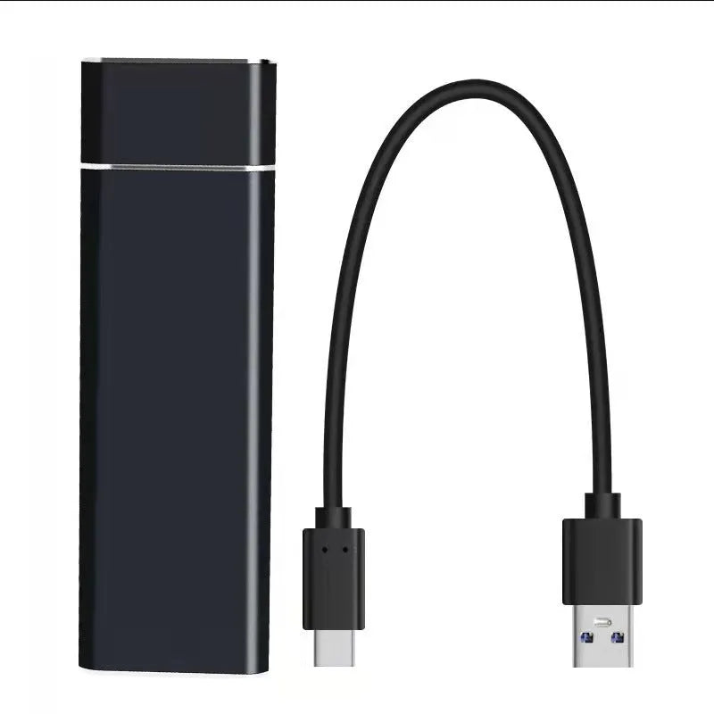 Ultra-thin metal 6TB portable external hard disk in black, blue, orange, red, or silver colour with data cable