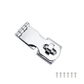 Silver 304 stainless steel lock latch bolt for cabinet doors and luggage security