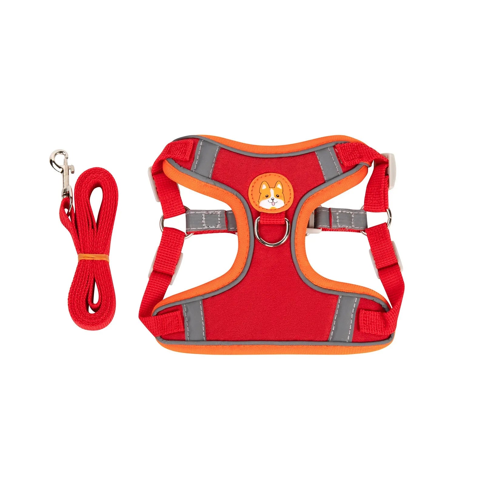 Adjustable rope dog harness in multiple colours with anti-breaking construction