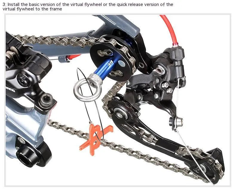 Aluminium bicycle chain holder and stopper tension tool for drivetrain cleaning and maintenance.