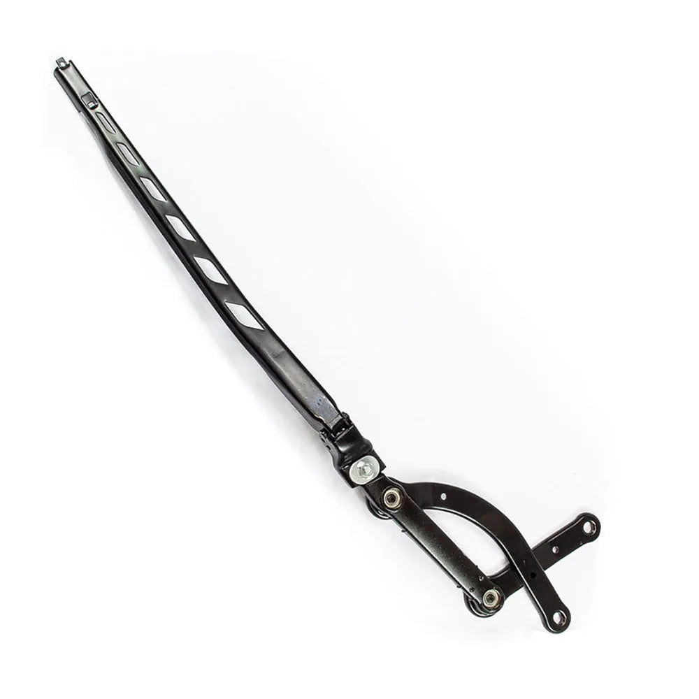 BMW E60 5 Series front right wiper arm, a black automobile spare part.