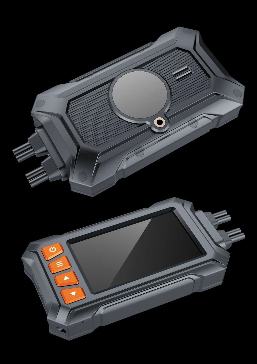 3 inch motorcycle dash cam with dual lenses and GPS module for front and rear recording