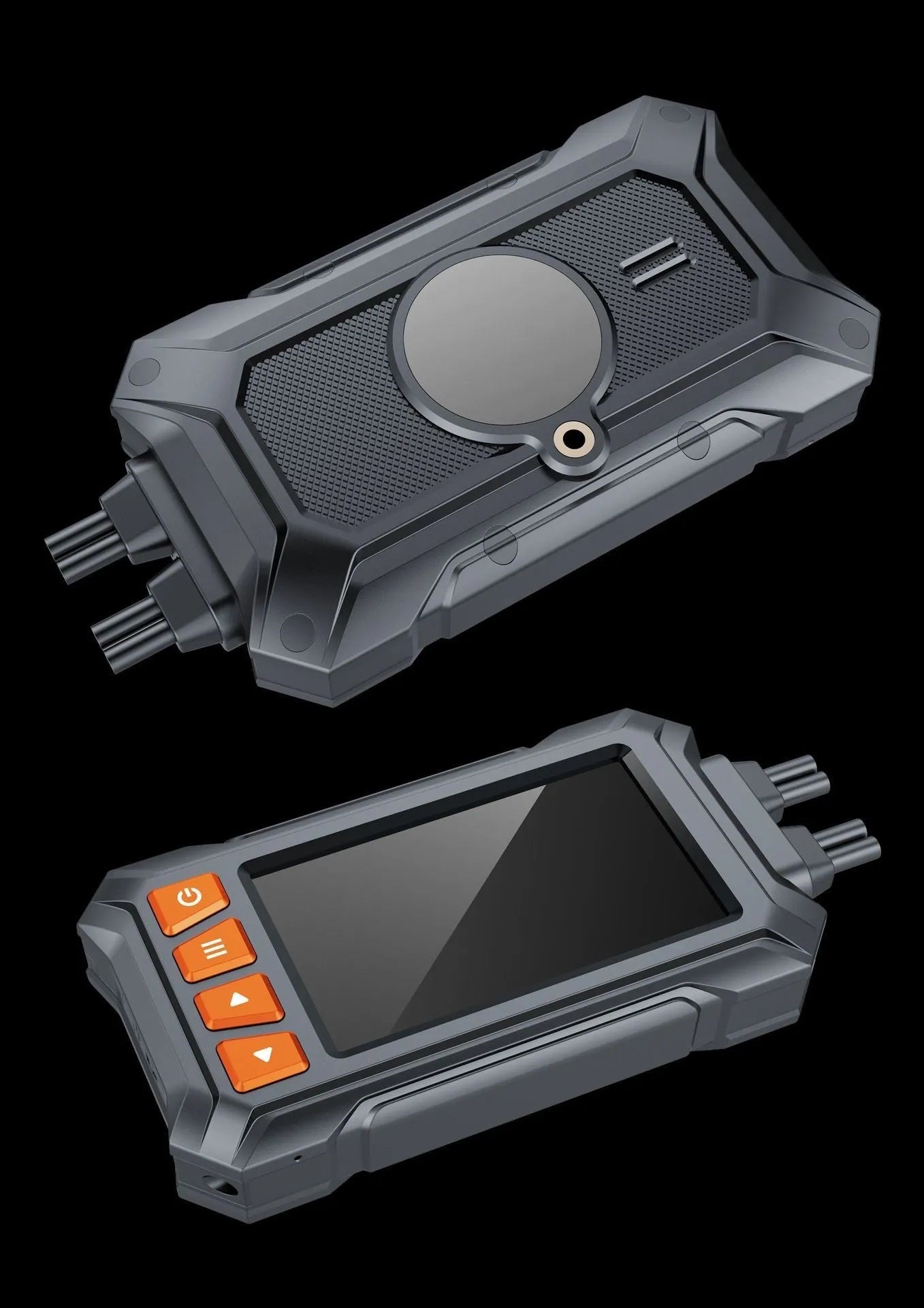 3 inch motorcycle dash cam with dual lenses and GPS module for front and rear recording