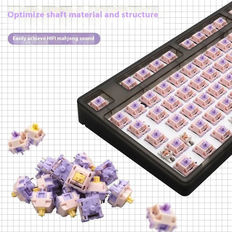 MMD Princess Shaft linear mechanical keyboard switch with custom spring weights