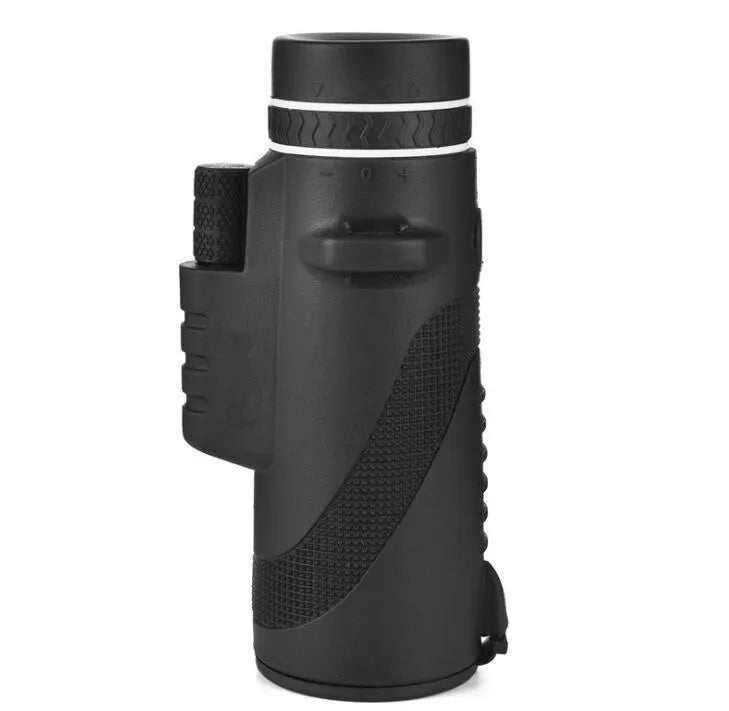 Black HD 40x60 monocular telescope with 40x magnification and waterproof design.