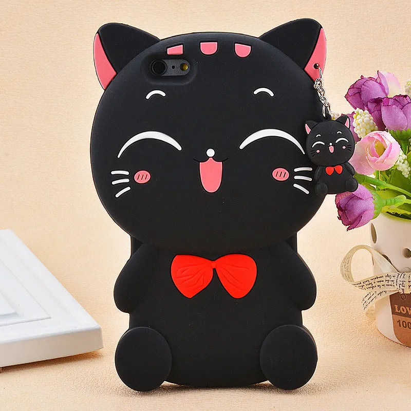 Soft silicone phone case showing edge protection and port access for Samsung and iPhone models