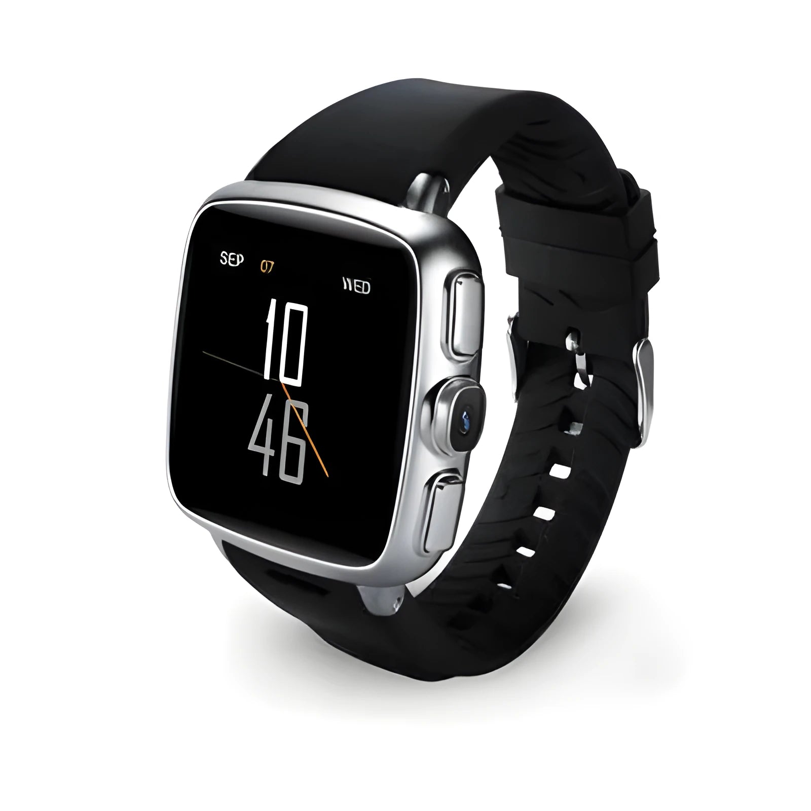 Z01 smart watch with 1.54 inch touchscreen display shown in black colour
