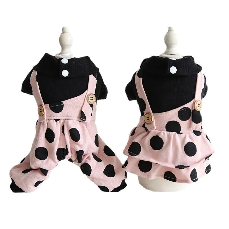 Petstyle couple pet clothing outfit in cloth fabric available in sizes XS to XL