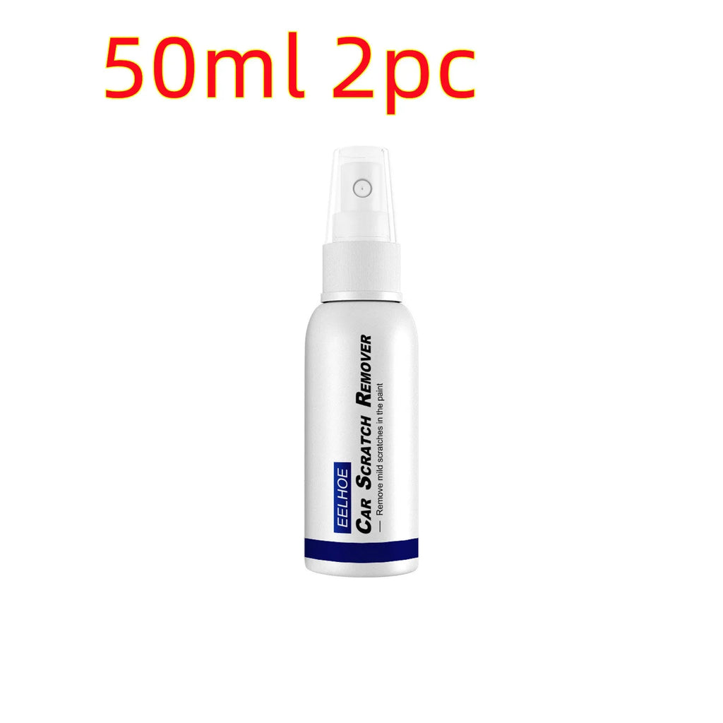Car scratch repair spray canister with application nozzle for paint surface scratch removal