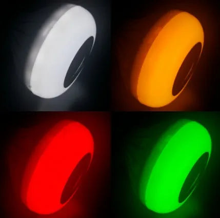 White E27 Bluetooth speaker light bulb with remote control for 16 colour options