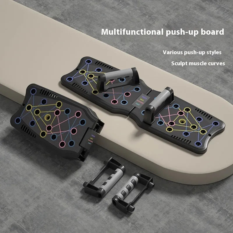 ABS push up support plate fitness equipment for chest shoulder back arm training in four colour options