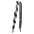 Black USB MP3 recorder pen for voice recording, measuring 120mm in length.