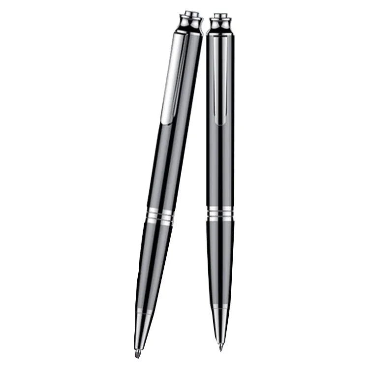 Black USB MP3 recorder pen for voice recording, measuring 120mm in length.