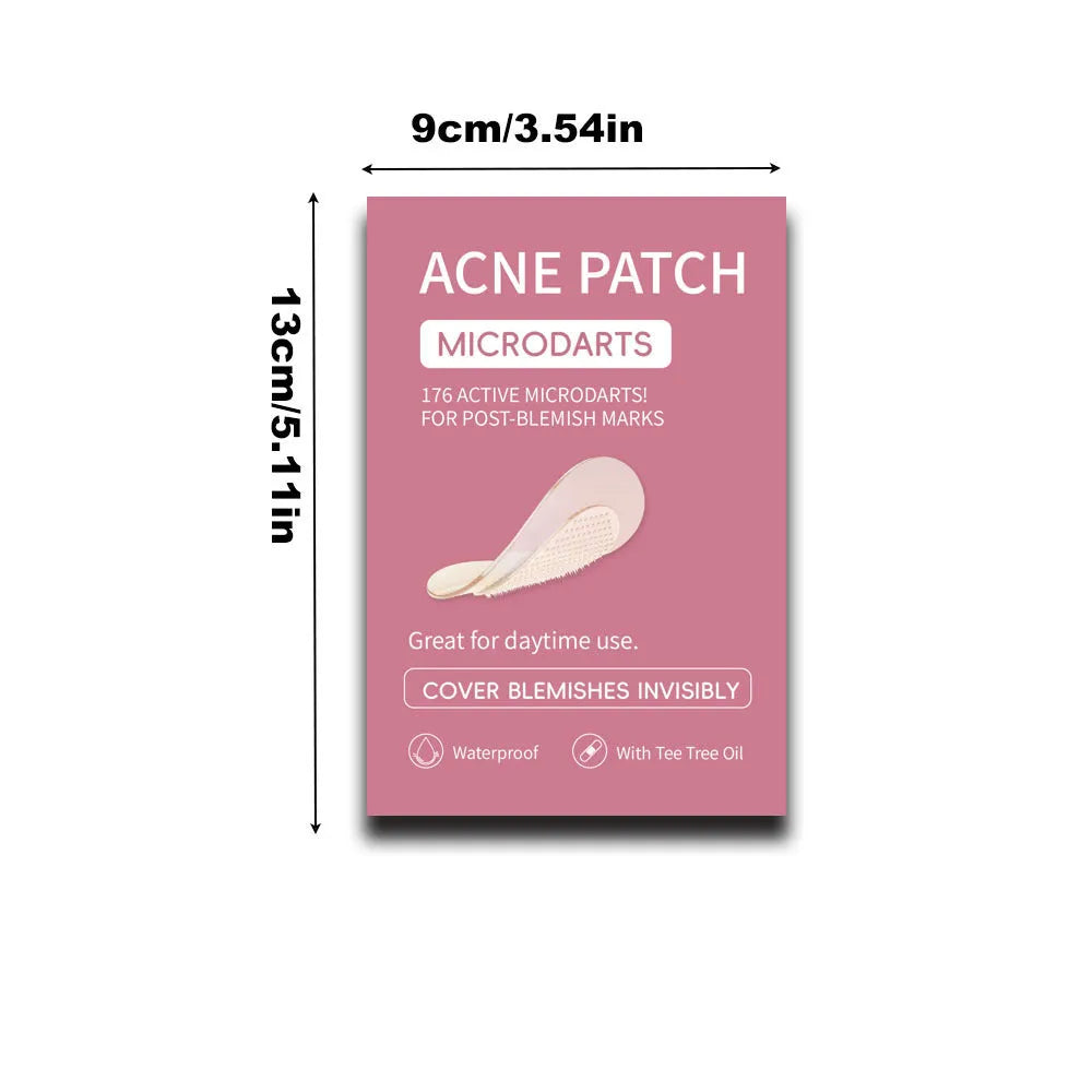 9-piece hydrocolloid acne patch pack for pimple treatment