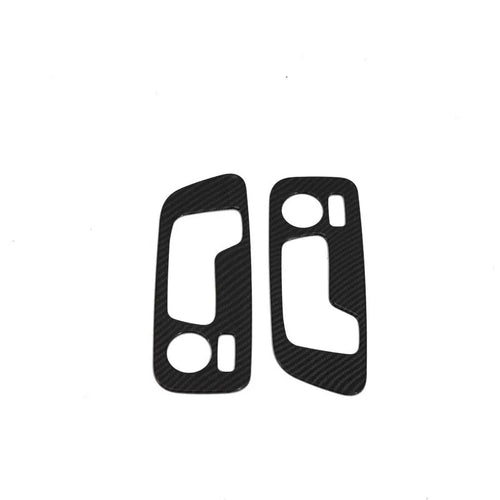 Black ABS plastic centre console decoration panel for 2019 BMW X5 interior.