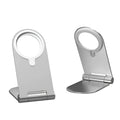Silver vertical adjustable magnetic phone bracket holder for iPhone 12 series