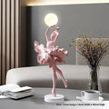 Art girl atmosphere small night lamp ornament in four colours with USB charging