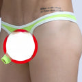 Men's ice silk nylon briefs in elephant nose small cut design showing multiple colour options