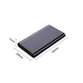 Silver aluminium alloy voice control recording pen with micro-USB port.
