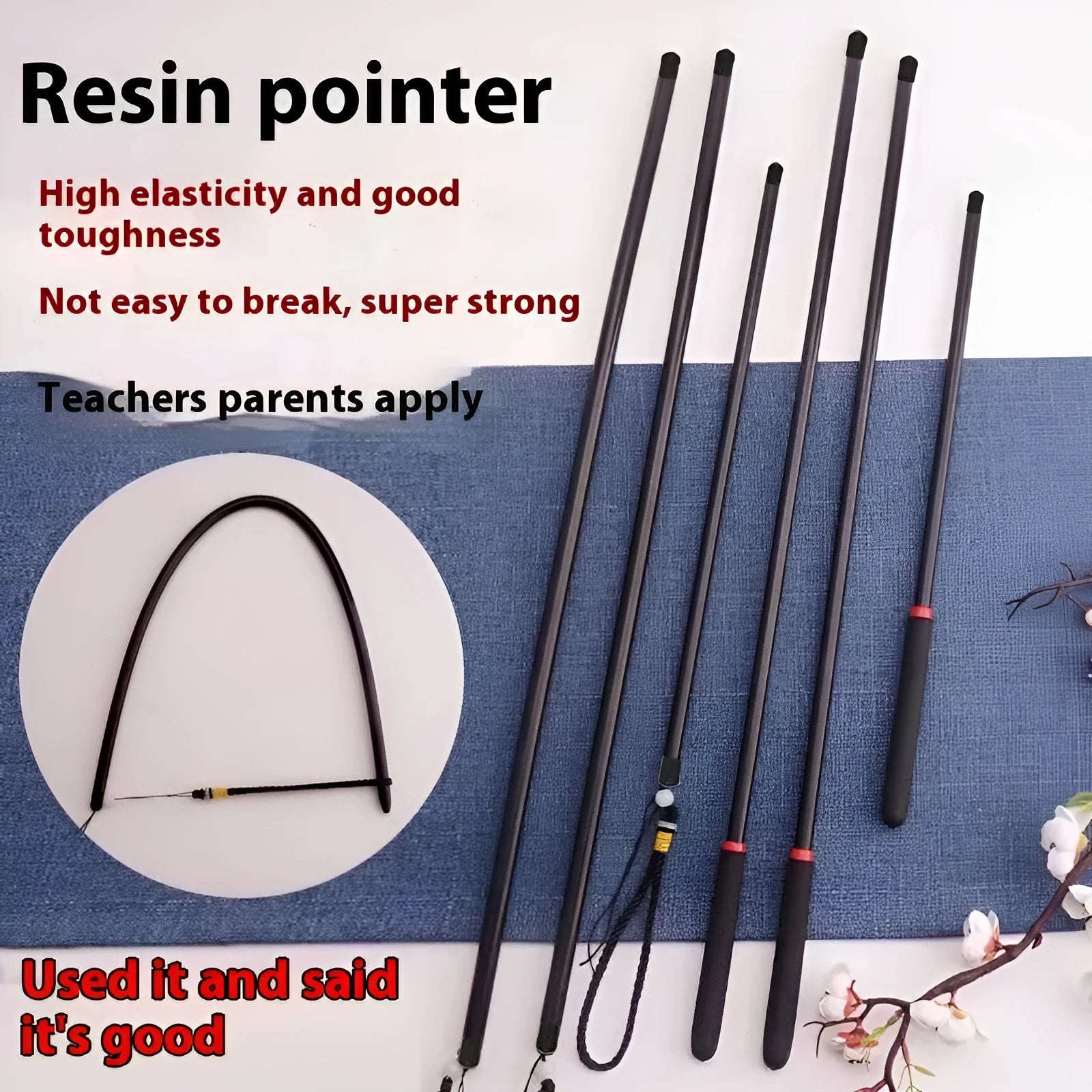 Resin measuring tape pointer for sewing crafts in various length options