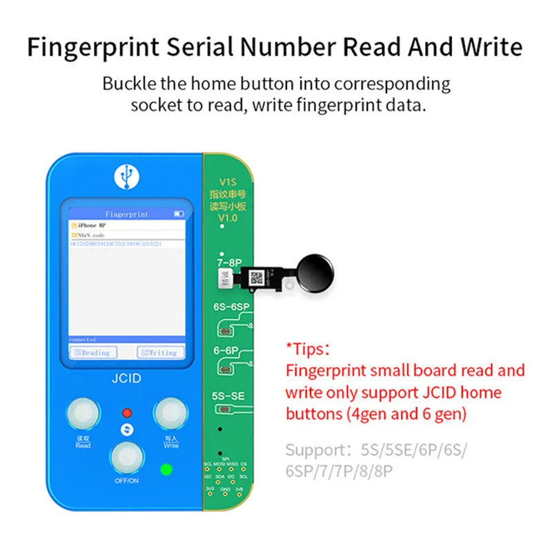 Original Color Repair Instrument plastic detector for V1SE and Sincere phone screen lattice line and IC fault testing