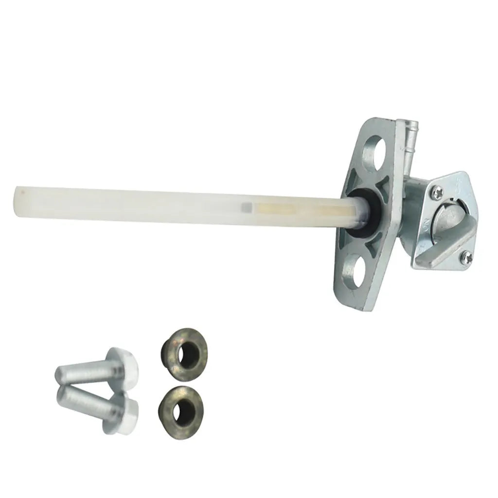 Silver automobile fuel petcock valve 17 cm side outlet for Honda XR CRF motorcycle
