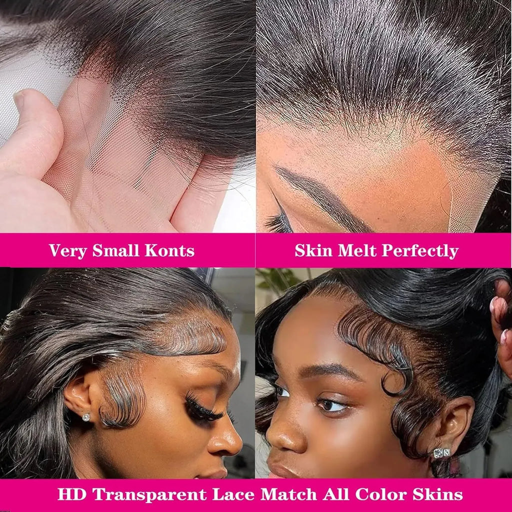 Black synthetic wig with medium-long curly waves, 22 inches length, full head coverage