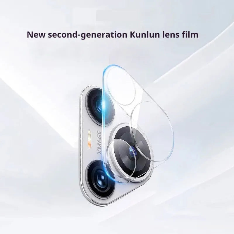 Huawei Pura80 series glass lens protector in all-in-one transparent colour with bare clip