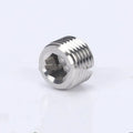 Stainless steel hexagon plug for 3/8 BSP pipe bulkhead fittings