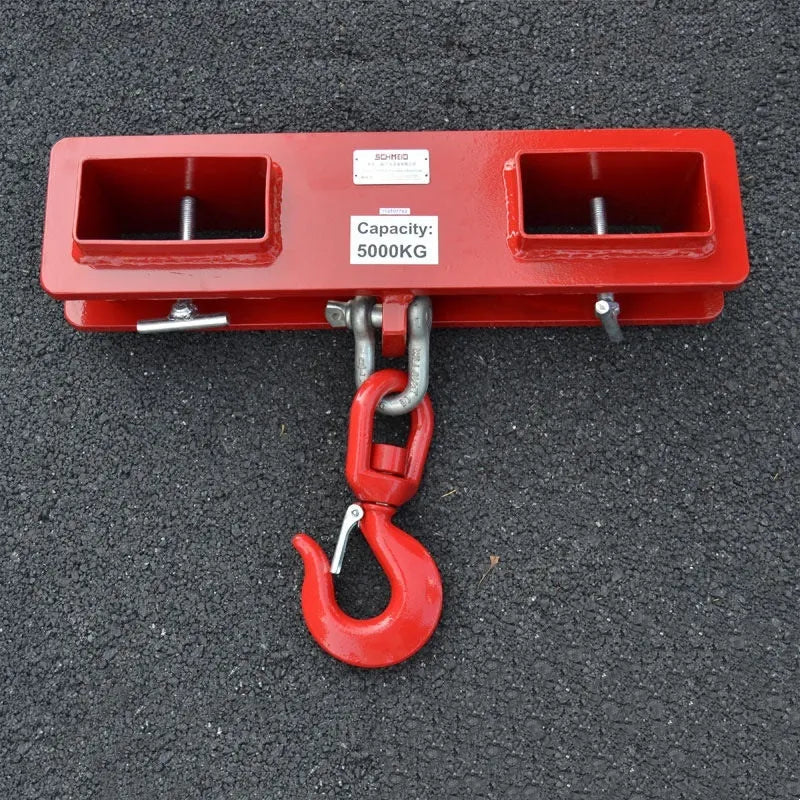 MK forklift hook with rotatable mechanism and safety locking device for 25T capacity material handling