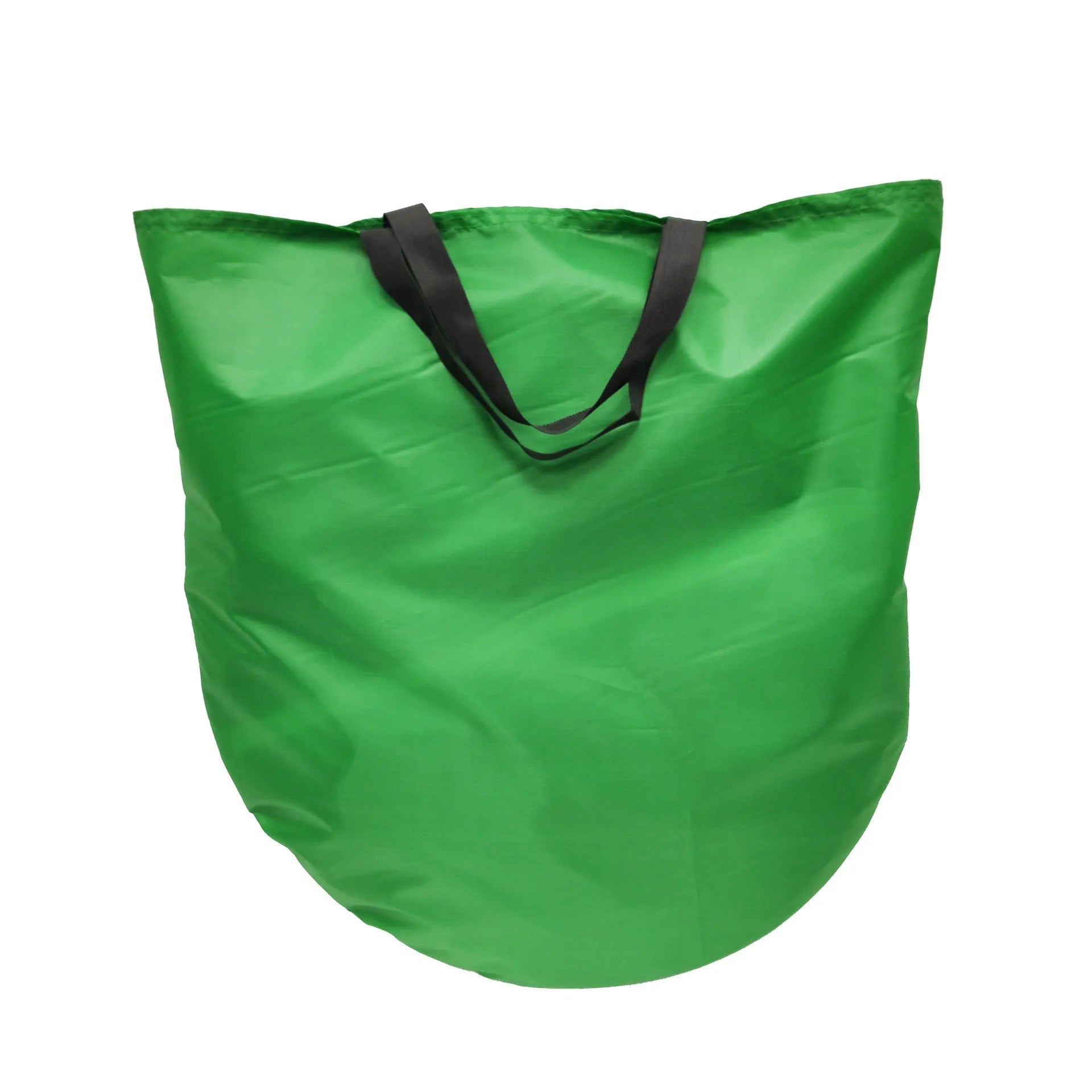 Foldable reflector for chair photography in green nylon with steel spring frame, 150x200cm