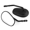Black aluminium alloy motorcycle rearview mirror 27x12x8.5 cm for Harley-Davidson XL