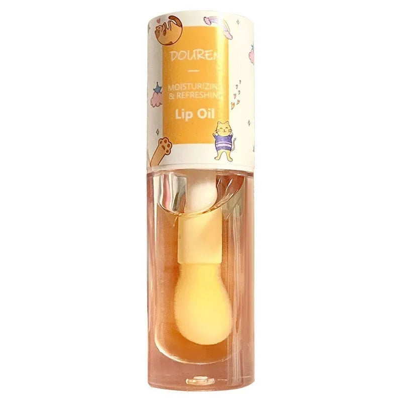 Moisturising honey lip gloss base with transparent custard and jelly options for universal skin type