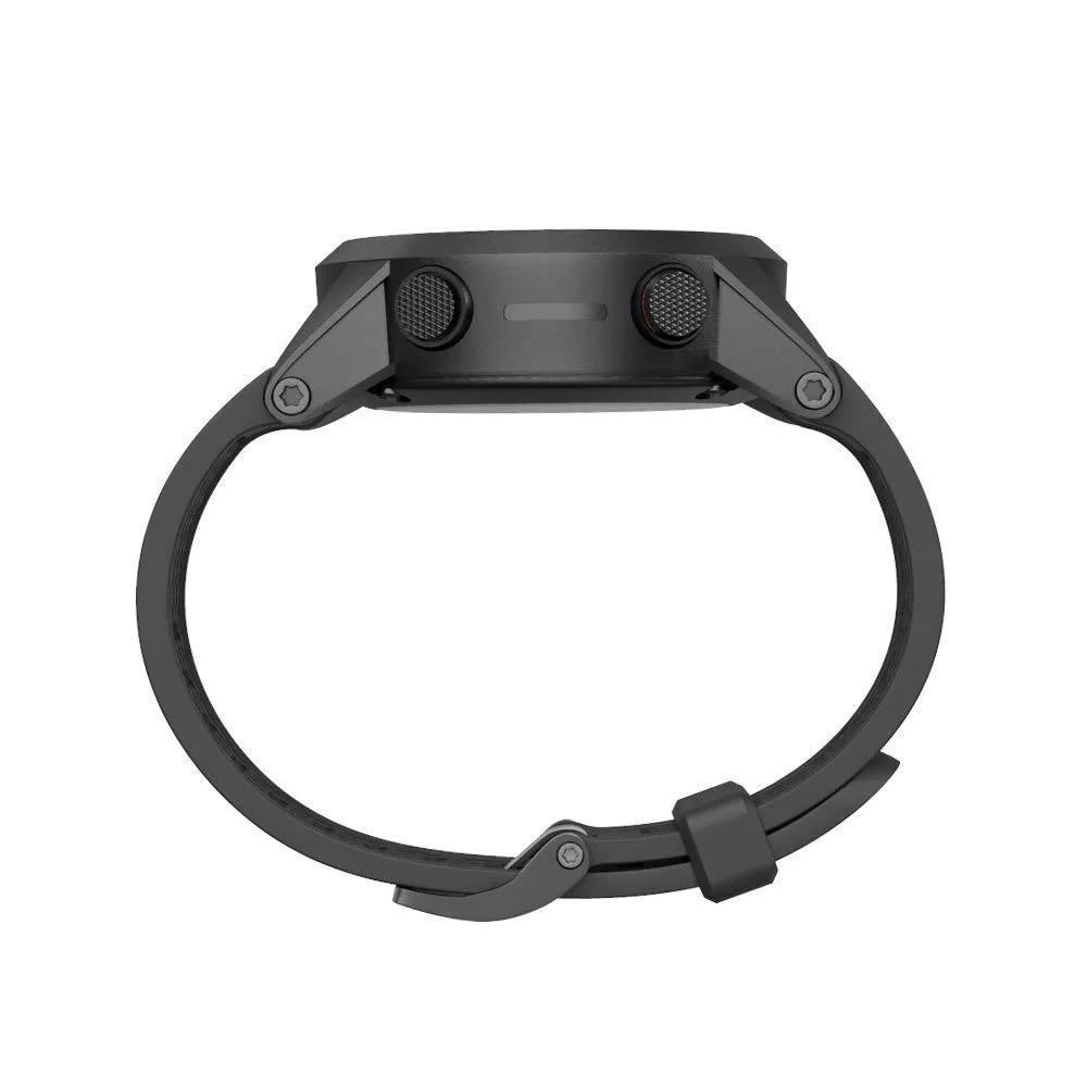 Jiaming compatible 26mm silicone sports watch strap shown in multiple colour options