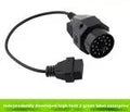 BMW diagnostic adapter cable with 20-pin and 16-pin OBD2 connectors for vehicle scanner compatibility
