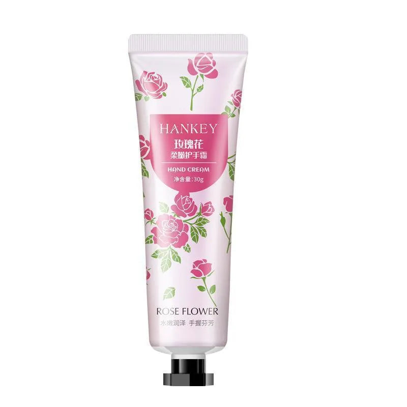 30g tube of fruit-scented hand cream for moisturising dry hands