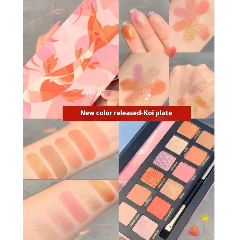 Explorer twelve-colour animal eye shadow palette showing shades including Golden Tiger Ink Cat Plate and Red Fox