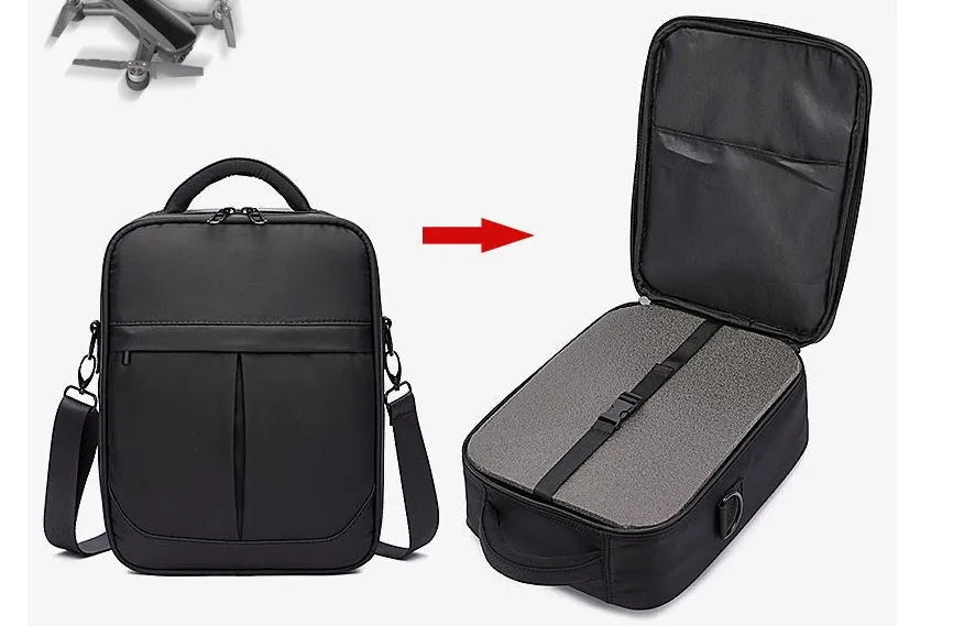 Black Oxford fabric men's shoulder messenger bag showing its 24x11x31cm size.