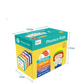 Early childhood educational word card gift box set with 220 vocabulary cards and 5 workbooks
