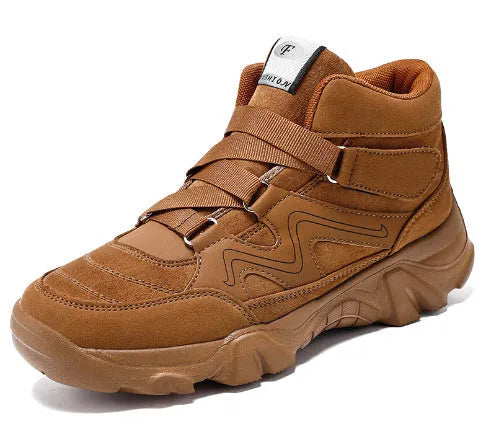 Men's shoes showing colour options including black, blue, brown, and dark grey with size range displayed