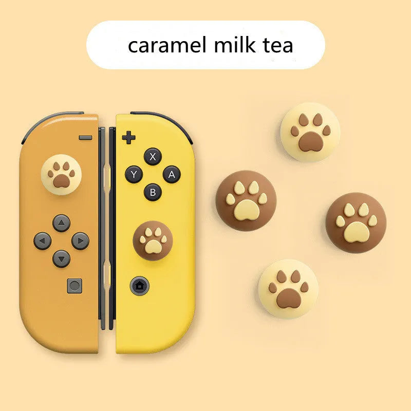 Nintendo Switch Lite silicone cat claw key thumb grip caps in multiple colours