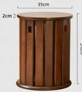 Stackable iron dining stool with round seat and metal frame in modern design