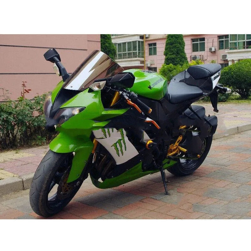 Blue and Brown tinted motorcycle windscreen for Kawasaki ZX-6R 636 and ZX-10R models