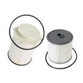 RAM 1500-5500 diesel truck fuel filter kit with white housing and chemical fibre filter element