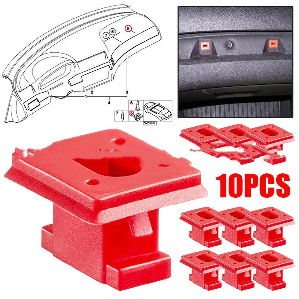Pack of plastic snap fasteners for BMW interior door and trim panel repair.