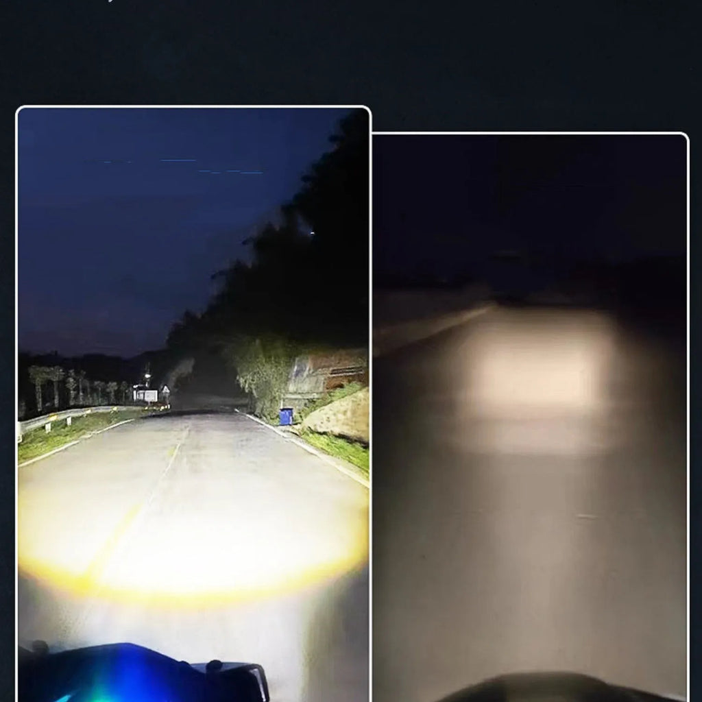 Chunfeng Spring Wind 150NK motorcycle LED headlight conversion bulb, Haidilat S2 series.