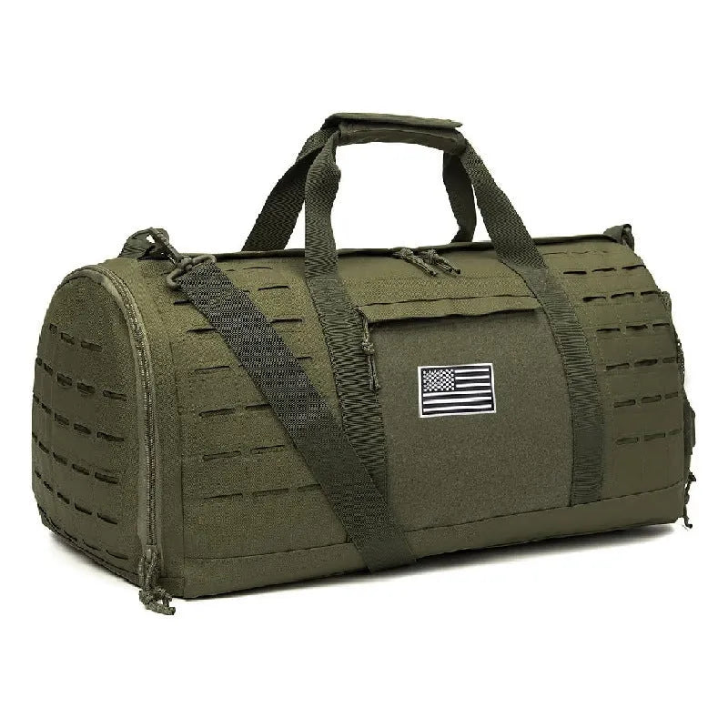 Men's sports fitness handbag with air pillow belt in Oxford cloth, 56x26x25cm dimensions