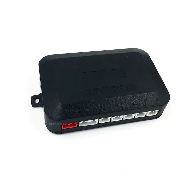4-probe buzzer reversing radar system with sensors, control module, and installation tools for car parking safety
