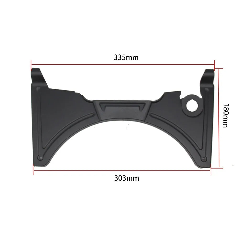 Black ABS plastic motorcycle cockpit fairing for BMW R1250GS and R1200GS models